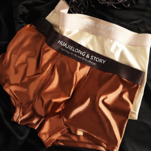 New solid color of ice silk men's underwear