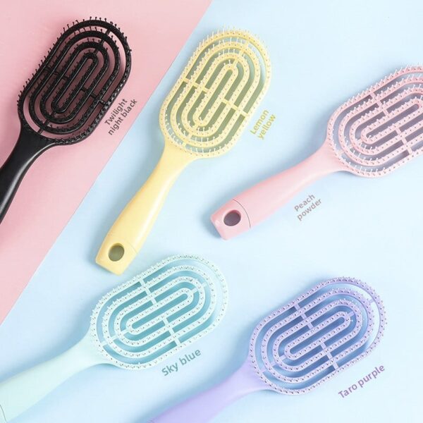 Fluffy Hair Comb Set with Massage Function - Image 3